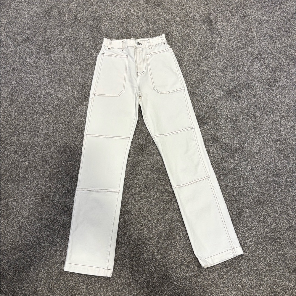 Madewell 90s straight jean size 23 white